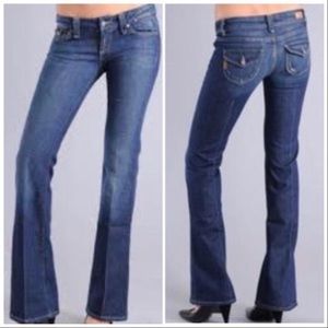 Anthro Paige Pico Bootcut Flap Pocket Jeans 32